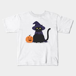 Halloween Cat Kids T-Shirt